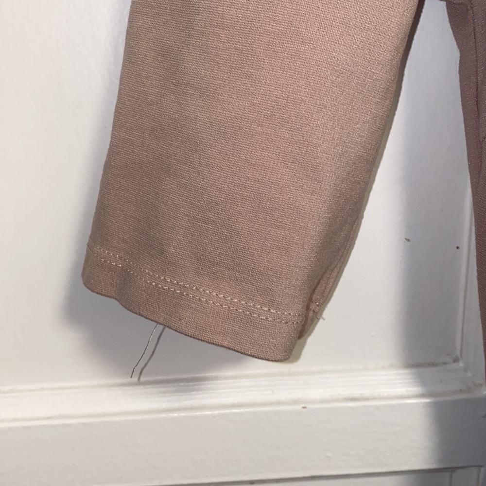 Lulu’s Large Tan Short Sleeve Open Back Maxi Dress - Picture 8 of 9